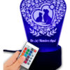 Lampara Veterinario Personalizada Gran Regalo 16 Colores Negro Transparente