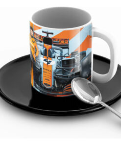 Taza Para Café De Lando Norris Mclaren F1 Super Regalo Fan Blanco Lando Norris - Imagen 5