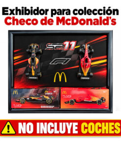 Exhibidor Coches Mcdonalds Menú Checo (no Incluye Autos) Negro - Imagen 2