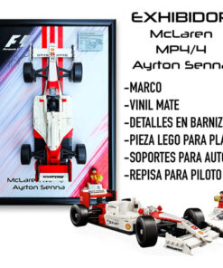 Exhibidor Para Lego Icons Mclaren Mp4 / 4 No Incluye Coche Mclarenmp4 - Imagen 2