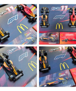 Exhibidor Coches Mcdonalds Menú Checo (no Incluye Autos) Negro - Imagen 3