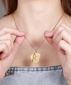 Collar Carta Con Sobre Personalizado / Aniversario Pareja - Imagen 7