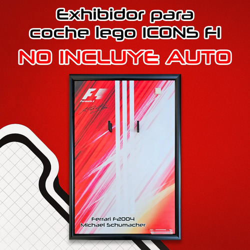 Exhibidor Para Lego Icons Ferrari F 2004 No Incluye Coche Ferrari F 2004 - Imagen 4