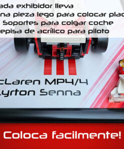 Exhibidor Para Lego Icons Mclaren Mp4 / 4 No Incluye Coche Mclarenmp4 - Imagen 4