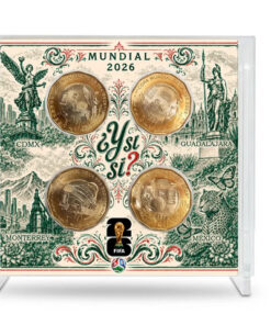 Exhibidor Para Monedas Conmemorativas Y Si Si ? Mundial 2026 - Imagen 6