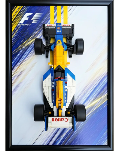 Exhibidor Para Lego Icons Williams Fw14b No Incluye Coche Williams