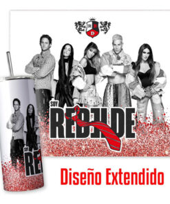Alternative view of Termo Skinny Rbd / Rebelde Increible Diseño Incluye Popote Blanco Rbd