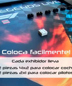 Exhibidor Para Lego Speed Champions 12 Coches Y 12 Pilotos Negro - Imagen 6