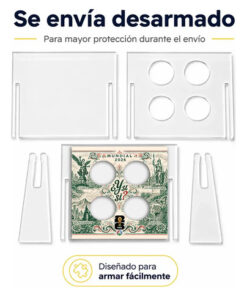 Exhibidor Para Monedas Conmemorativas Y Si Si ? Mundial 2026 - Imagen 5