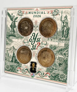 Exhibidor Para Monedas Conmemorativas Y Si Si ? Mundial 2026