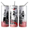 Termo Skinny Rbd / Rebelde Increible Diseño Incluye Popote Blanco Rbd