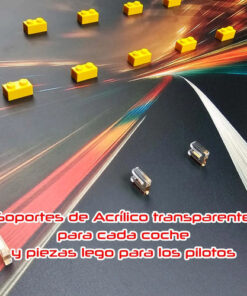 Exhibidor Para Lego F1 10 Speed Champions No Incluye Coches Negro - Imagen 6