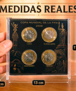 Exhibidor De Acrilico Monedas Conmemorativas Mundial 2026 - Imagen 3