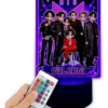 Lámpara Bts Personalizada Super Regalo 7 Colores Con Control Bts Acrílico