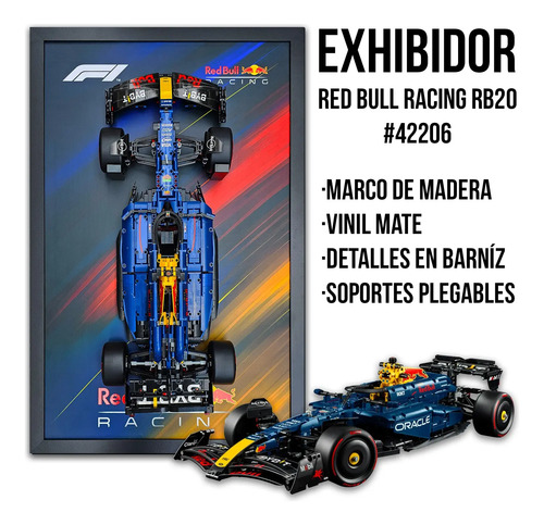 Exhibidor Para Lego Red Bull Rb20 #42206 No Incluye Coche Red Bull - Imagen 2