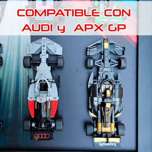 Exhibidor Para Lego Speed Champions 12 Coches Y 12 Pilotos Negro - Imagen 3