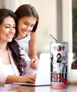 Termo Skinny Rbd / Rebelde Increible Diseño Incluye Popote Blanco Rbd - Imagen 5