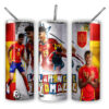 Termo Lamine Yamal España Skinny Incluye Popote Regalo Fans Blanco