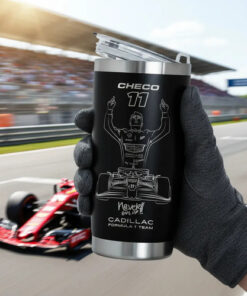Alternative view of Termo Checo 11 Cadillac Grabado Laser Never Give Up F1 Negro