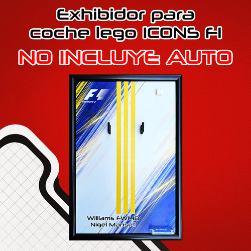 Exhibidor Para Lego Icons Williams Fw14b No Incluye Coche Williams - Imagen 6