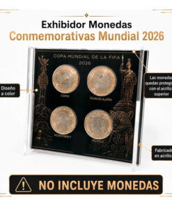 Exhibidor De Acrilico Monedas Conmemorativas Mundial 2026 - Imagen 2