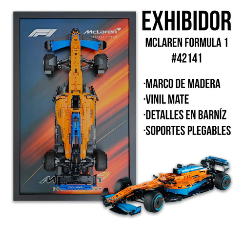 Exhibidor Para Lego F1 Mclaren #42141 No Incluye Coche Mclaren - Imagen 2