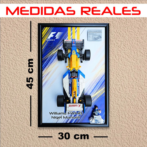 Exhibidor Para Lego Icons Williams Fw14b No Incluye Coche Williams - Imagen 4