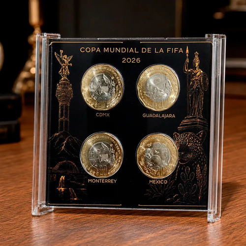 Exhibidor De Acrilico Monedas Conmemorativas Mundial 2026 - Imagen 6