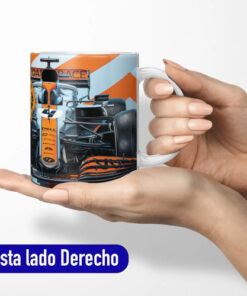 Taza Para Café De Lando Norris Mclaren F1 Super Regalo Fan Blanco Lando Norris - Imagen 4