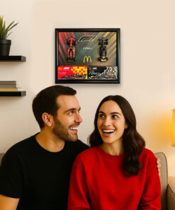 Exhibidor Premium Coches Mcdonalds F1 (no Incluye Autos) Negro - Imagen 5