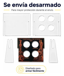 Exhibidor De Acrilico Monedas Conmemorativas Mundial 2026 - Imagen 5