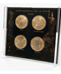 Exhibidor De Acrilico Monedas Conmemorativas Mundial 2026